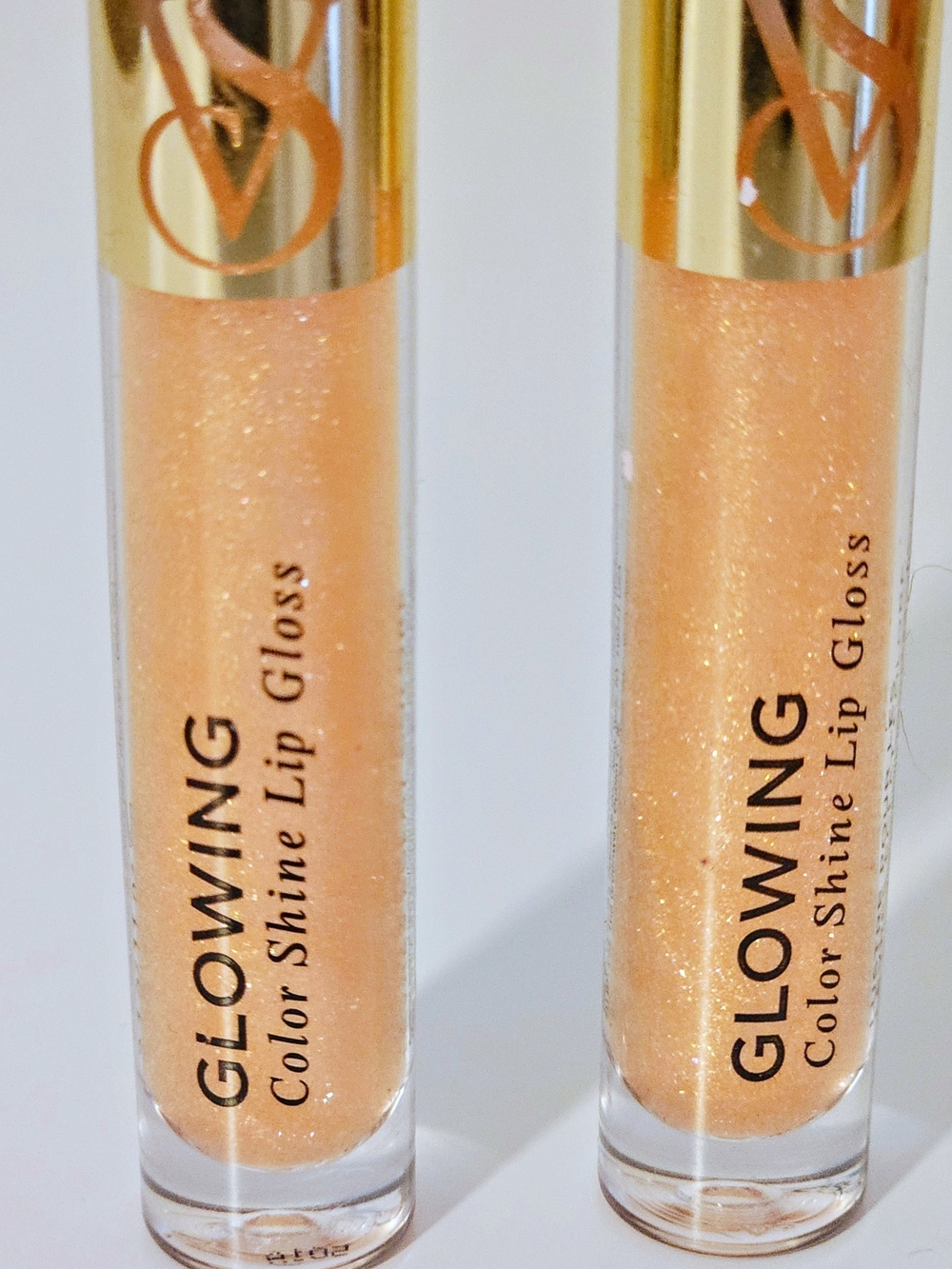 6Victoria's Secret Glowing Color Shine Lip Gloss in Peach Gold